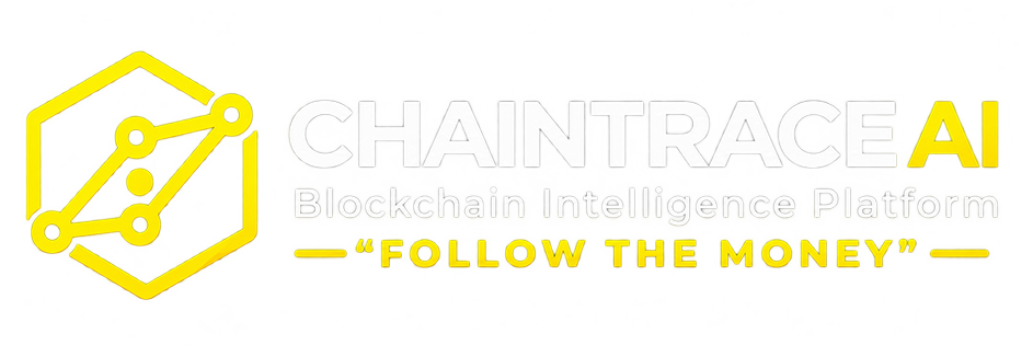 ChainTrace AI — Blockchain Intelligence Platform. Follow the money.